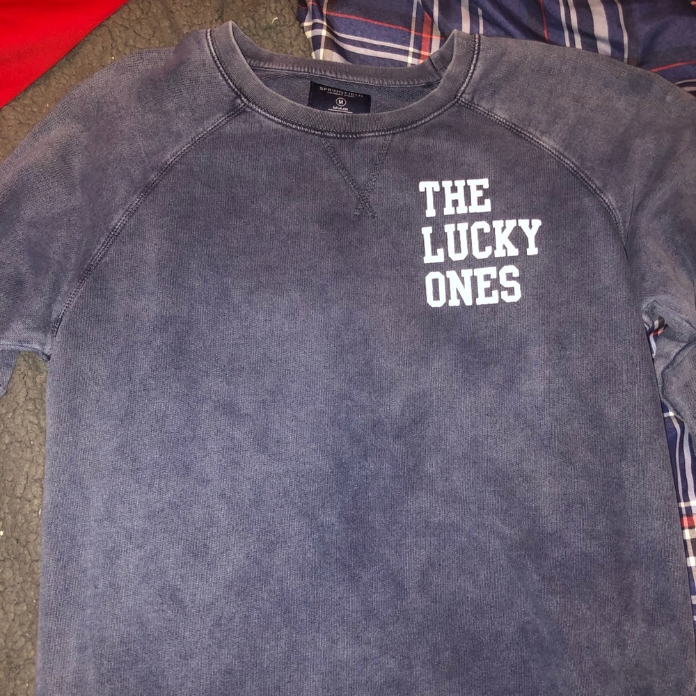Blue washed Springfield light sweatshirt